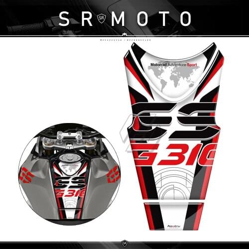 3D Resin Motorcycle Gas Tank Pad Protector Case for BMW G310GS 2018-2019