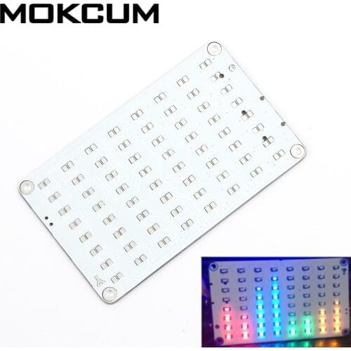 4 Colors 8x8 5V FFT Audio Spectrum Analyzer Audio Indicator Voice Control Matrix LED Red/Blue/Green/Yellow Electronic DIY Kits