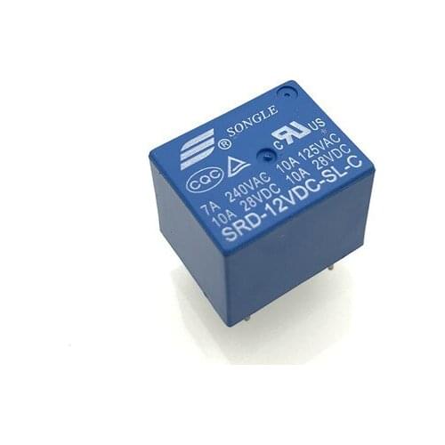 5pcs Relay SRD-12VDC-SL-C 12VDC T73 10A 250V