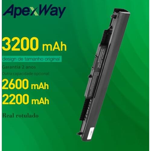 Apexway 4 Cells HSTNN-LB6U HSTNN-LB6V Laptop Battery for HP 240 245 250 255 G4 HSTNN-PB6S 807611-831 807957-001 HS03 HS04