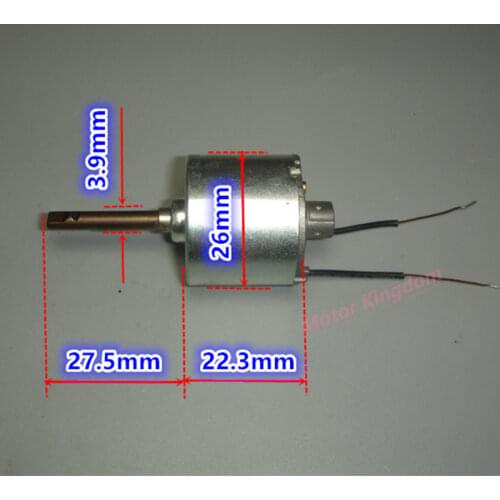 DC 3V Micro Ultrasonic Vibration Motor 26mm*22.3mm Double Ball Bearing Strong NdFeB Magnetic For Electric Toothbrush