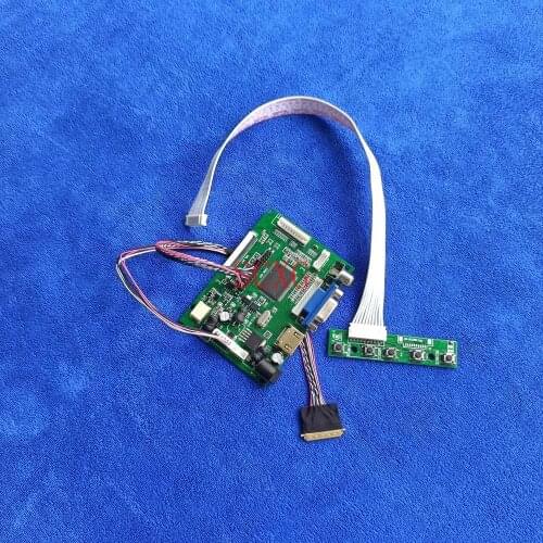 Kit VGA AV HDMI-compatible 60Hz WLED LVDS 40 Pin panel 1366*768 Fit B101XTN01.0 B101XTN01.1 LCD monitor controller drive board