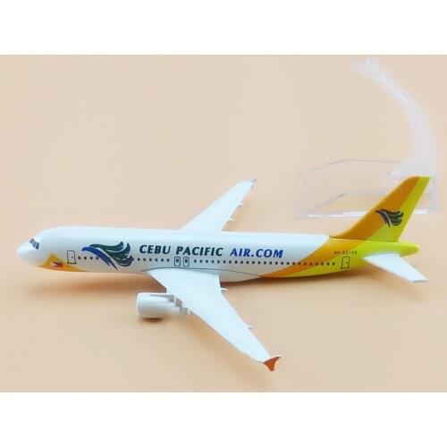 Diecast 1:400 Scale Cebu Pacific A320 Alloy Plane Airplane Model Static Display Adult Collection Toys for Boys 16cm