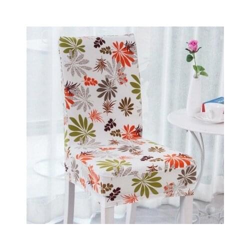 Mylb Spandex Chair Cover Stretch Elastic Dining Seat Cover for Banquet Wedding Restaurant Hotel Anti-dirty Removable housse