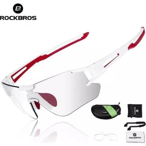 ROCKBROS Cycling Glasses Women Photochromic Sport Bicycle Polarized Sunglasses MTB Bike Hiking Eyewear Glasses