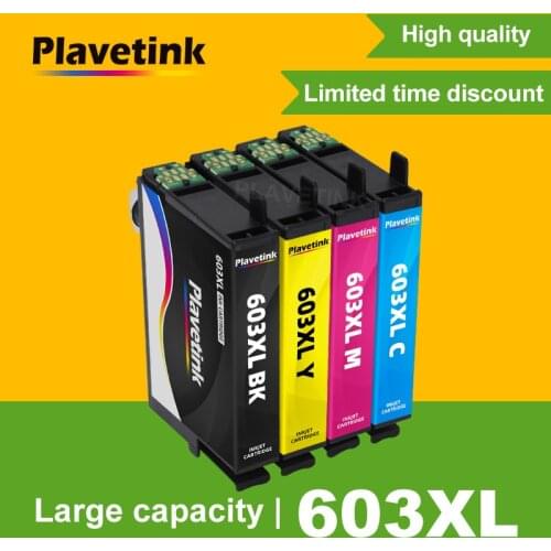 Plavetink 603XL Compatible For Epson 603 E603 T603 for XP-2100 XP-3100 WF-2810 XP-3105 XP-4100 XP-4105 WF-2830 XP-2105 Printer