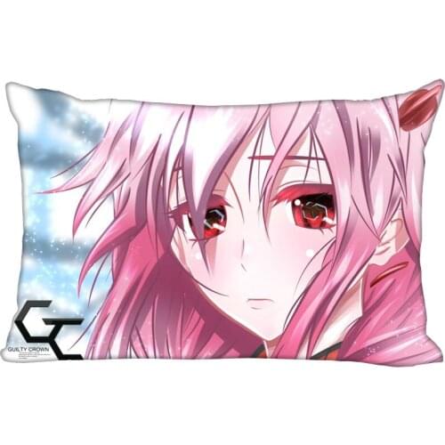 Custom Pillowcase Cover Guilty Crown Rectangle Zipper Pillow Cover Print Your Pictures 45X35cm40x60cm45X75cm50X75cm(Two sides)