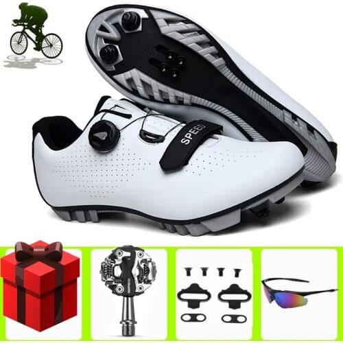 Mtb Cycling Shoes Professional SPD Pedals Set Self-Locking Ultralight Mountain Bike Outdoor Mountain Bike Bicicleta Carretera