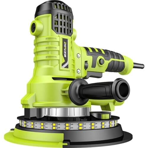 Vacuum 810W Drywall Sander 230V Wall Polishing Machine Grinding Portable Led Light 500-2100/min Wall Putty Polisher Machine