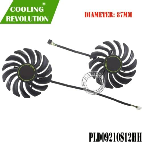 PLD09210S12HH 4Pin Graphics card fan RTX2080 RTX2070 For MSI GEFORCE RTX 2060 2070 2080 SUPER VENTUS Graphics Card Cooling Fans