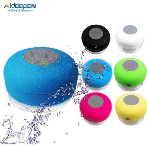 Mini Waterproof Bluetooth Speaker Portable Wireless Handsfree Speakers Subwoofer Music Loudspeaker For Bathroom Showers Pool