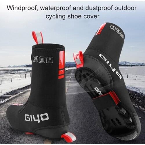 Winter Warm Cycling Boot Covers Waterproof Thermal Neoprene Overshoes Toe MTB Bike Shoe Cover Boots