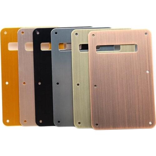 1pcs Electric Guitar Back plate,Guitar Pickguard Tremolo Spring Cavity Cover Back Plate Tremolo for ST Style Electric Guitar