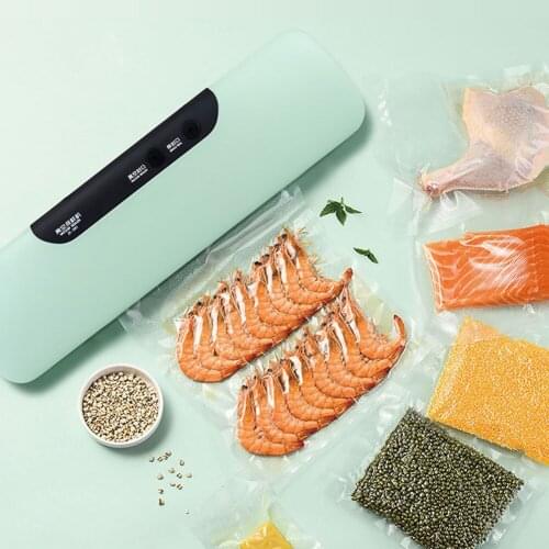 130W Vacuum Food Sealer Packaging Machine Automatic Food Film Sealer Packer Household Food Packaging Preservation Machine