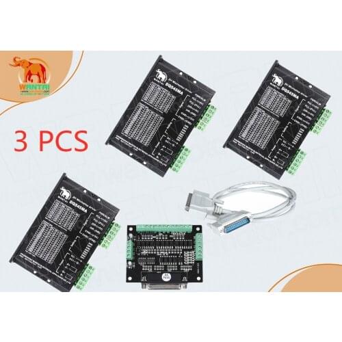 3 Axis Wantai Stepper Motor Driver DQ545MA for 4.5A/50V/128Microstep , Higher Perfromance, super quality www.wantmotor.com