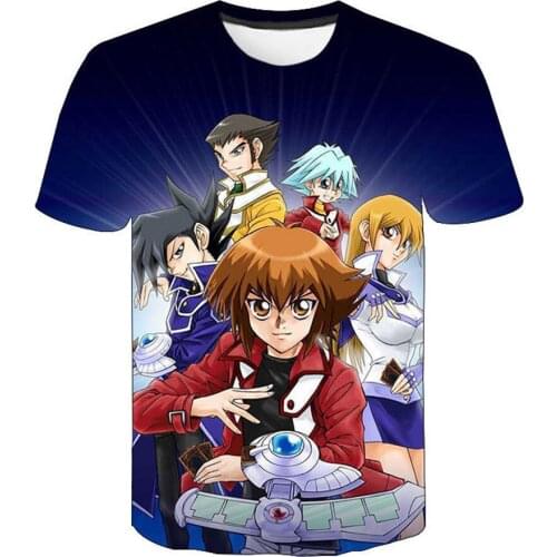 Games Yu Gi Oh Anime 3D T-Shirt Men Women Casual Clothes Tshirt Boy Girl Kids Cartoon Fans Cool Birthday Gift Party Tops Tees