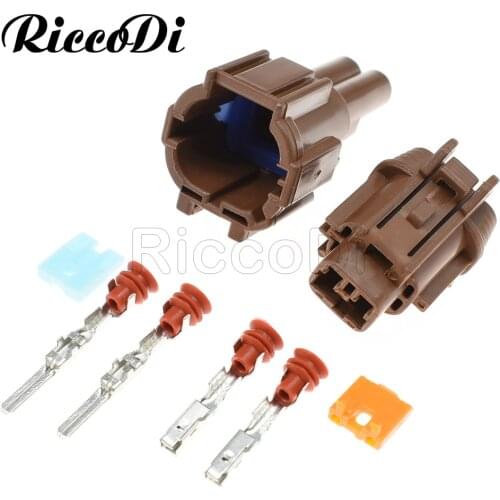 1-20 Kit 2 Pin TS Sealed Series Plug Waterproof Car Electric Automotive Connector 6185-0866 6188-0553 Lamp Light Socket