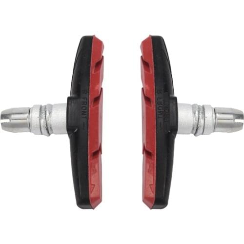 4 Pairs Bike Brake Pads Set Road Mountain Bicycle V-Brake Blocks Shoes Bicycle Brake Blocks Set 70 mm