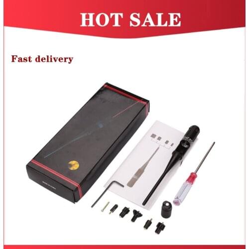 Red Dot Laser Boresighter Bore Sighter Kit for Hunting .22 to .50 Caliber Rifles