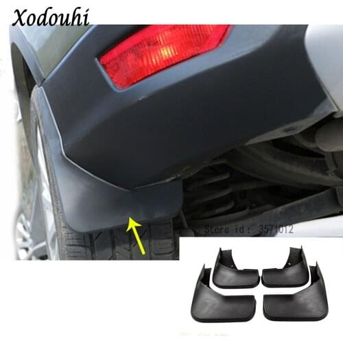 For Ford Kuga Escape 2017 2018 2019 2020 Car Styling Cover Plastic Fender Soft Mudguard Auto Detector Flap Splash Mud Guard 4pcs