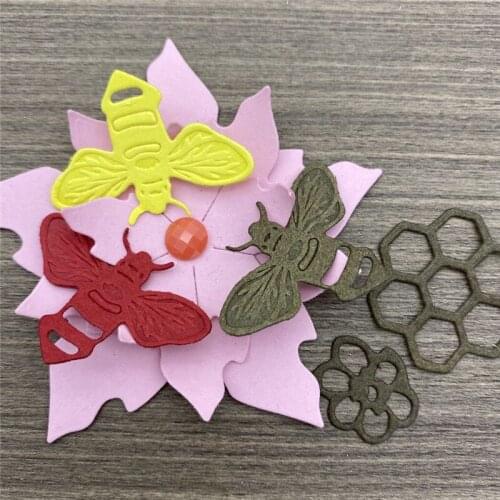 Metal Cutting Die Of Honeycomb Scrapbooking Mold Paper DIY Card Postcard Handmade Craft Stencil Album Handcraft Embossing Moulds