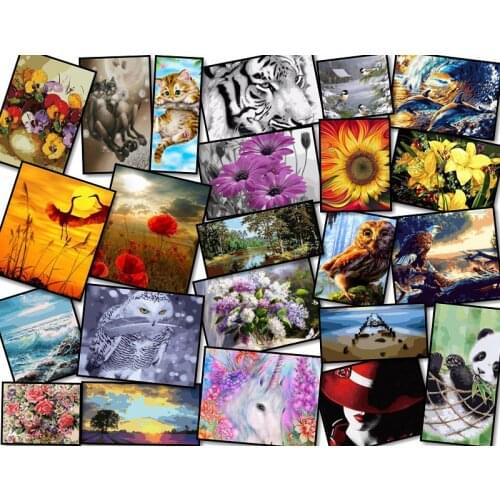 Mileelife Paintting By Numbers for Kids Adults DIY Beginner Oil Painting Kit Home Decoration