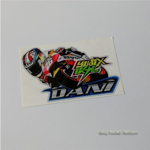 Motorsport Dani Pedrosa No.26 motorcycle stickers vinyle motocross road racing decals car styling reflective sticker motor for