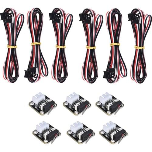 Limit Switches Plug Control CR-10 Accessories ENDSTOP Motion Collision Switch for RAMPS 1.4 RepRap 3D Printer CR-10/S CR-S4 CR-S