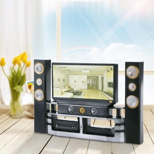 Hot Kid Dollhouse Furniture Accessories TV Theatre Set Outfit for Barbie Doll