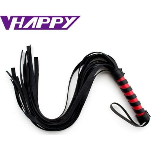 75cm PVC Sex Spanking Whip Adult Male Female Slave Queen Roleplay Game Flirt toys For Couples VP-WP001018A