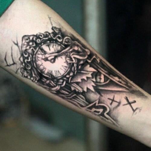 Sexy Waterproof Fake Arm Tattoo Transfer Sticker for Body Art