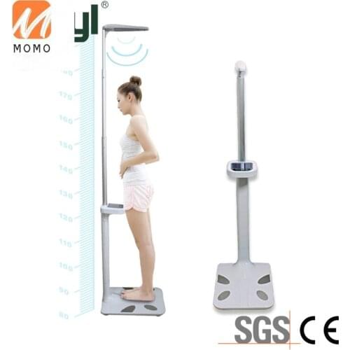 Ultrasonic Body Fat Measuring and Analyzing Function Intelligent Weight Machine With Height Scale For Human