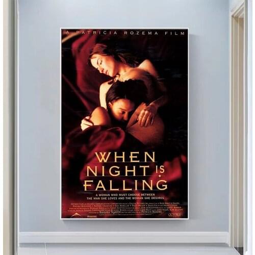 V0768 When Night Is Falling Vintage Classic Movie Wall Silk Cloth HD Poster Art Home Decoration Gift