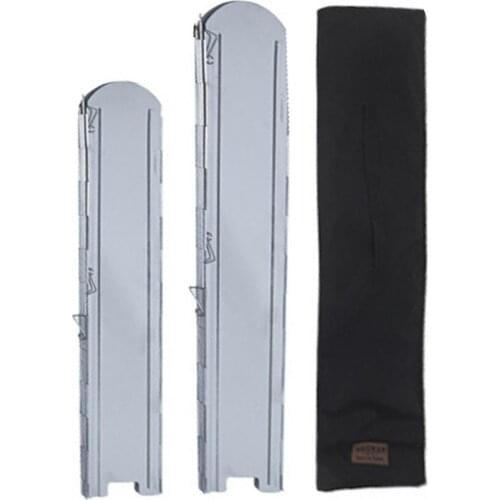 Stove Wind Shield Portable Foldable Aluminum Outdoor Cooking Burner Windproof Screen Wind Protector For Outdoor Camping Picnic