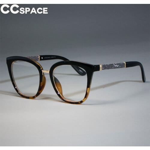 45074 Cat Eye Optical Lady Square Glasses Frames Women Shiny Legs EyeGlasses Fashion Eyewear