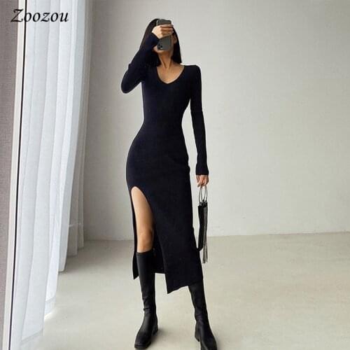 ZooZou Fashionable Knitted Dresses