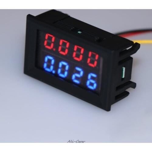 0.28 inch Digital DC 4 Bit DC 100V 10A Voltmeter Ammeter Voltage Current Meter