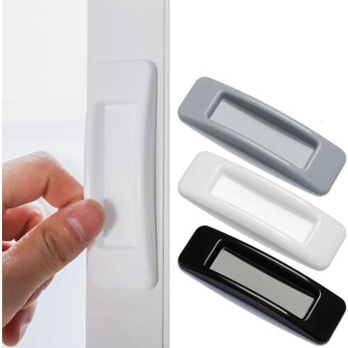 1 Pair\pc Plastic Self-adhesive Door Handles Furniture Knobs Wardrobe Pulls Multi-purpose Durable Door Hardware Home Improvemen