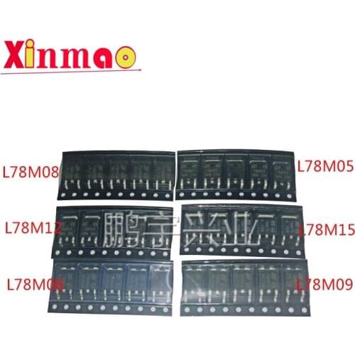 30pcs = 6 Kinds *5pcs TO-252 Transistor Kit 78M05 78M06 78M08 78M09 78M12 78M15 each 5pcs