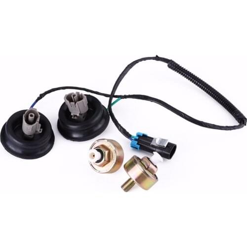 Car Auto Knock Sensor with Harness Connectors for Cadillac CTS 2004-2005 for GMC Envoy 2005 12601822, 10456603