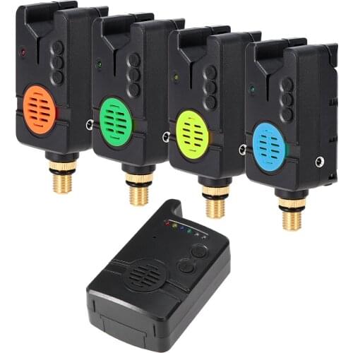 Wireless Fishing Bite Alarms Digital Fishing Alarm LED Alarm Indicator Alert Bell Receiver Fishing Tackle Pesca