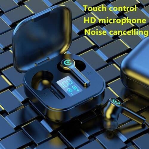 TWS Wireless Earphones Bluetooth 5.1 Headphones LED Display HD Stereo Built-in Mic Sports Waterproof Earbuds Earphone phone