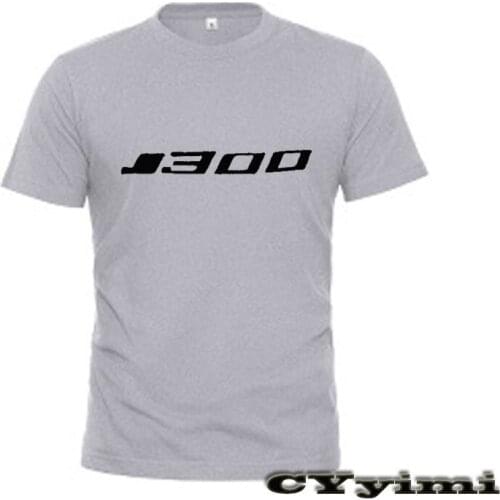 For KAWASAKI J300 T Shirt Men New LOGO T-shirt 100% Cotton Summer Short Sleeve Round Neck Tees Male