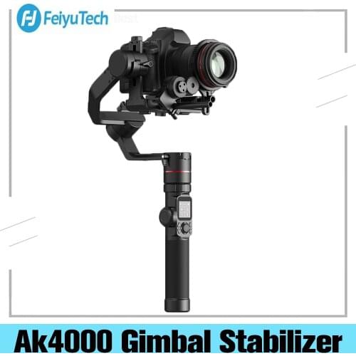 FeiyuTech Feiyu AK4000 3 Axis Handheld Gimbal Stabilizer for Canon Sony Panasonic Mirrorless DSLR Camera Cinema Camcorder