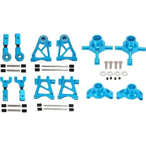 Metal Suspension Arms Steering Knuckle Hub Carrier Set for Tamiya TT-02 TT02 1/10 RC Car Upgrade Parts Accessories