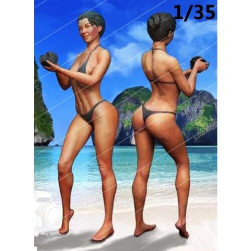 1/35 Scale Unpainted Resin Figure Bikini girl collection figure