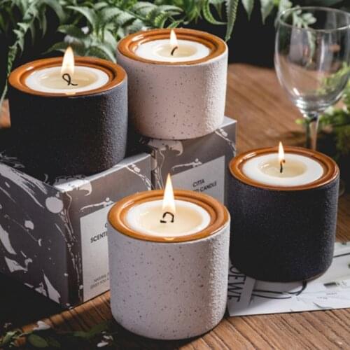 New Year 1pcs Vintage Scented Candle Soy Wax Frosted Cup Scented Candle-small Black Lavender Candle
