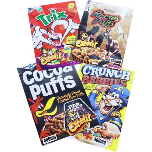 3.5g Tobacco Bag Sealed Zip Lock Mylar Bags Dry Herb Flower Storage Smellproof CBD Gummy Candy Stands Plastic Opp Pouches