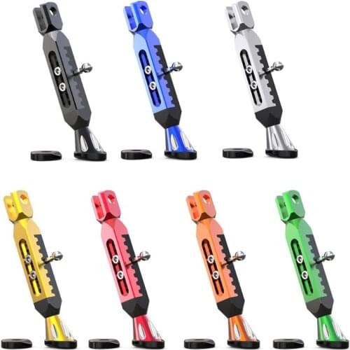 Universal Motorcycle Kickstand Adjustable Foot Support Side Parking Parking Kickstand for Electric Motorbike Parking Side 28GC