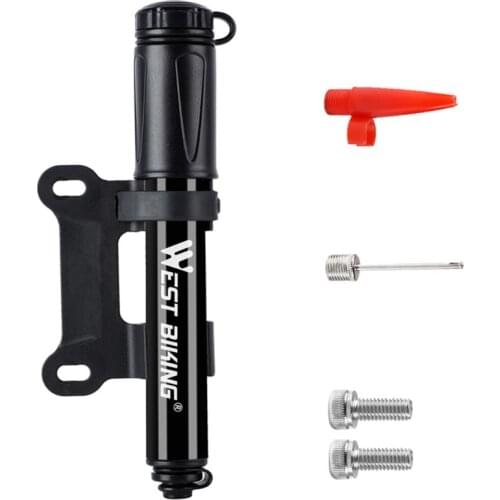 Portable 100Psi High Pressure Pump Bicycle Basketball Mini Inflatable Pumps